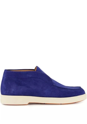 Santoni suede boots - Blue