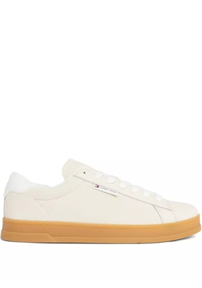 Tommy Hilfiger suede leather sneakers - Neutrals