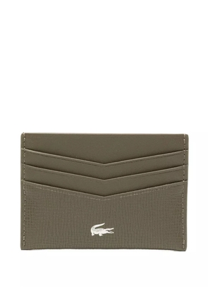 Lacoste leather card holder - Green