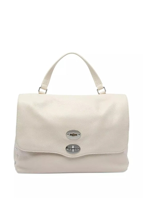 Zanellato Postina® double-fastening leather tote bag - Neutrals