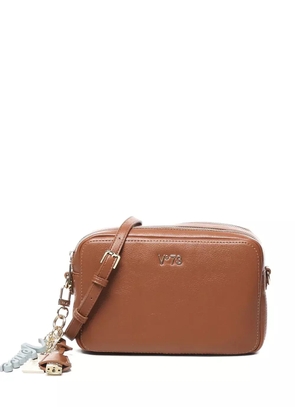 V°73 double-zip charm shoulder bag - Brown