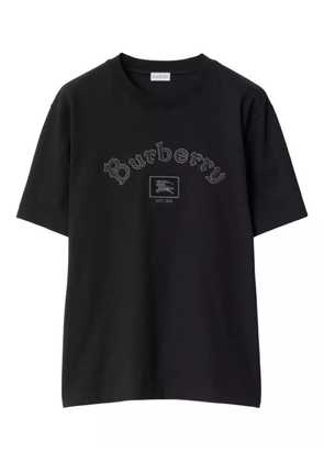 Burberry Equestrian Knight-logo T-shirt - Black