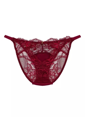 Fleur Of England lace-trimmed briefs - Red