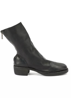 Guidi slingback ankle boots - Black
