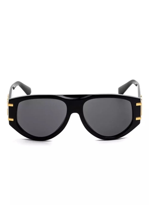 Dolce & Gabbana Eyewear logo-detail sunglasses - Black