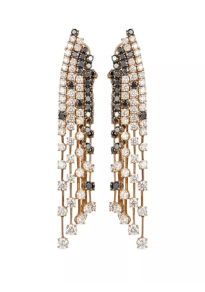 Rewind Vintage Affairs 14K yellow gold Waterfall diamond earrings