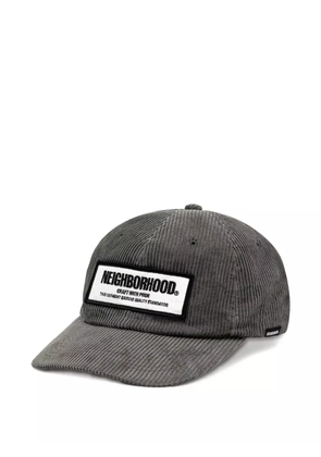 Neighborhood corduroy patch cap - Grey