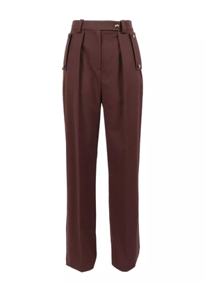 Elisabetta Franchi pleated pocket trousers - Brown
