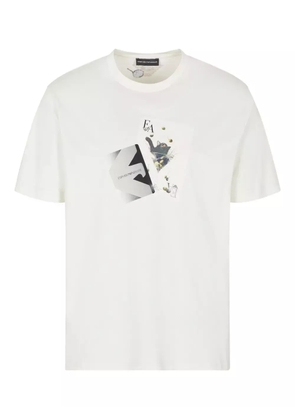 Emporio Armani graphic-print T-shirt - White