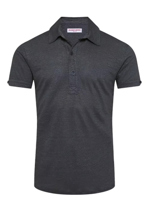 Orlebar Brown Sebastian linen short-sleeve polo shirt - Grey