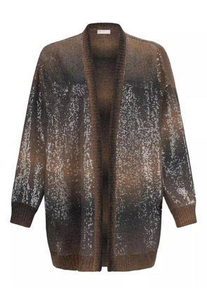 LIU JO Longline cardigan - Brown