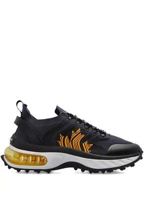 DSQUARED2 wave-patterned lace-up low-top sneakers - Black
