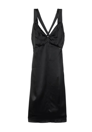 CHANEL Pre-Owned silk midi dress - Blue