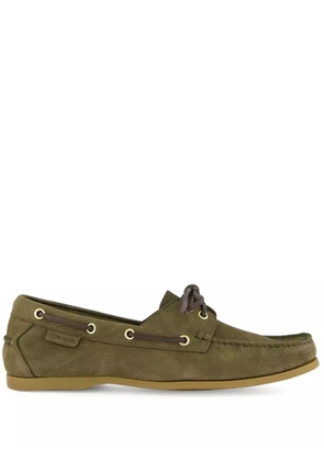 TOM FORD Robin boat shoes - Green
