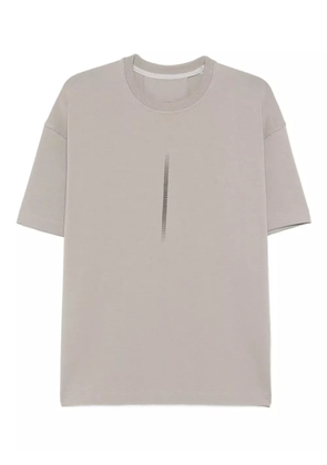HAMZA linear-print T-shirt - Grey