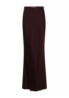 Elisabetta Franchi bias-cut mermaid skirt - Brown