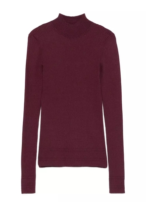 TWINSET ribbed-knit high-neck top - Red