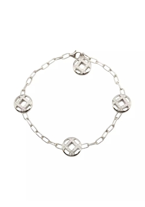 Cartier 2010 18kt white gold Pasha Grid bracelet - Silver
