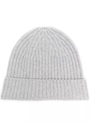 Lisa Yang ribbed-knit cashmere beanie - Grey