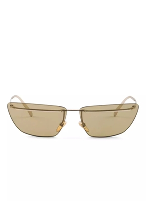 Prada Eyewear metal-frame cat-eye sunglasses - Gold