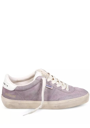 Golden Goose suede lace-up low-top sneakers - Purple