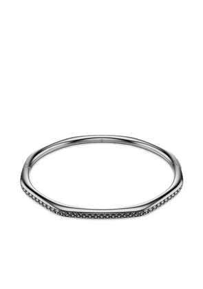 Swarovski Dextera faceted crystal-embellished bangle - Grey