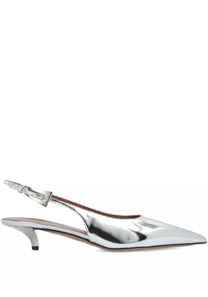 Paris Texas 35mm slingback pointed-toe pumps - Grey