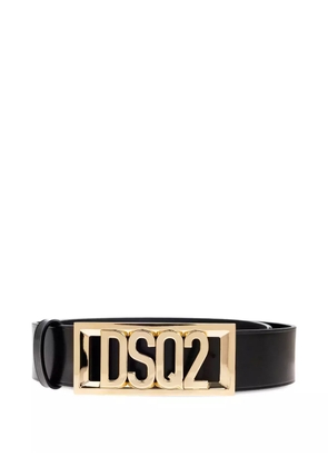 DSQUARED2 logo-detail leather belt - Black