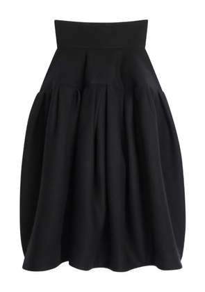 DRIES VAN NOTEN high-waisted puffball midi skirt - Black