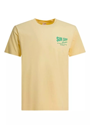 Sun Surf cotton T-shirt - Yellow