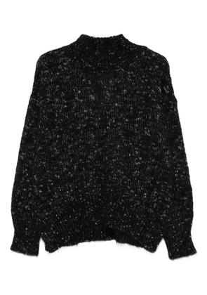 Alysi high-neck sweater - Black
