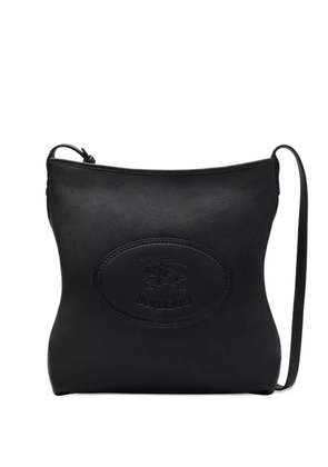 Burberry small Highlands leather shoulder bag - Black