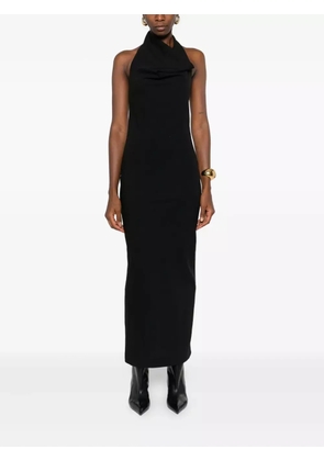 Burc Akyol cowl-neck midi dress - Black