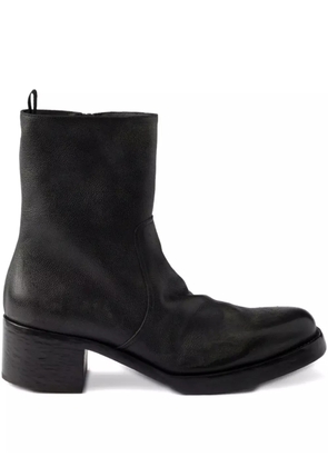 Prada zipped block-heel boots - Black