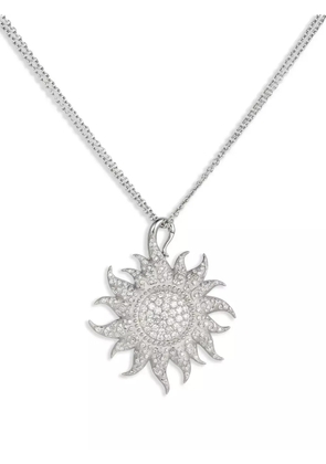 Rewind Vintage Affairs 18K white gold Sol Y Sombra diamond necklace - Silver