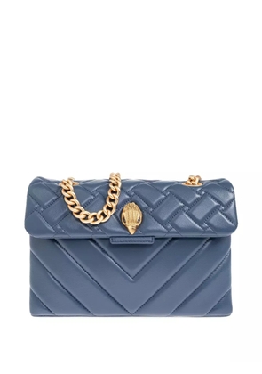 Kurt Geiger London quilted chain-strap cross body bag - Blue