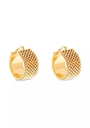 Jil Sander chain-link hoop earrings - Gold