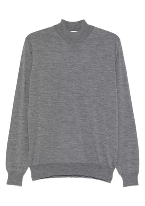 Lardini high-neck wool sweater - Grey