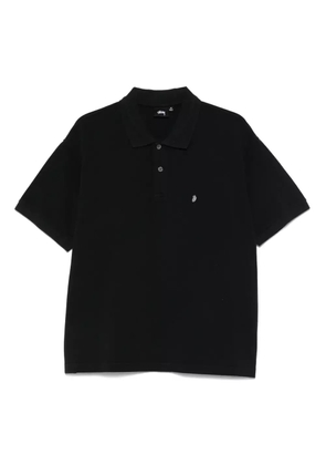 Stüssy cotton polo shirt - Black