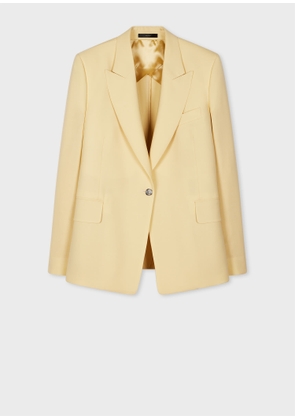 Paul Smith Women's Buttercup Yellow Wool Blazer