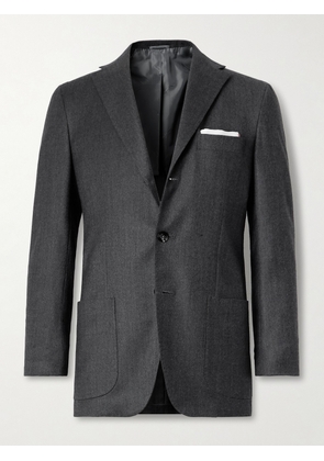 Kiton - Wool-Blend Twill Suit Jacket - Men - Gray - IT 46