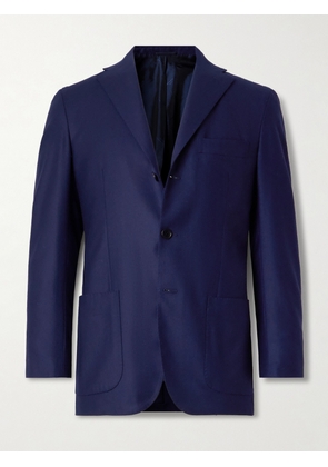 Kiton - Wool and Cashmere-Blend Suit Jacket - Men - Blue - IT 46