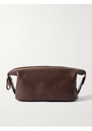 Bennett Winch - Full-Grain Leather Wash Bag - Men - Brown