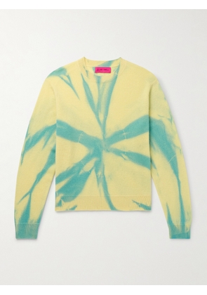 The Elder Statesman - Mythic Tranquility Tie-Dyed Cashmere Sweater - Men - Yellow - S
