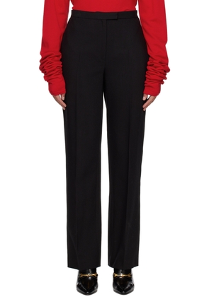 The Row Black Elia Trousers