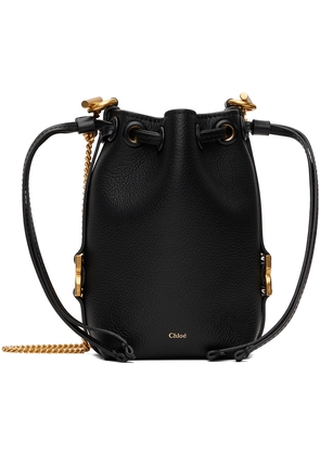 Chloé Black Micro Marcie Bucket Bag
