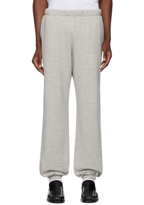The Elder Statesman Gray Daily Sweatpants