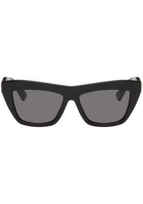 Bottega Veneta Black Cat-Eye Sunglasses