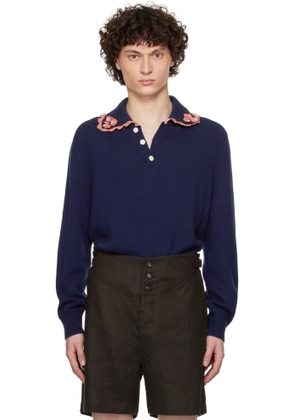 Bode Navy Rookie Polo