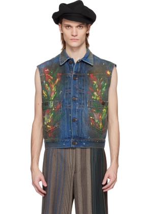 Vivienne Westwood Blue Marlene Denim Vest
